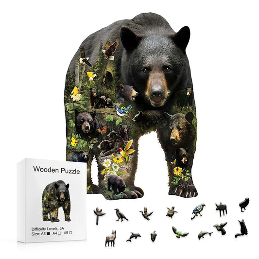 Wooden Bear Puzzle