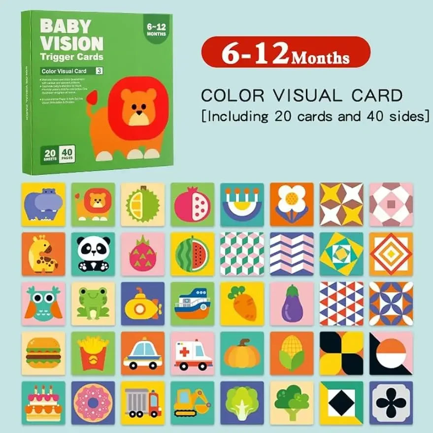 Montessori Baby Vision Stimulation Cards