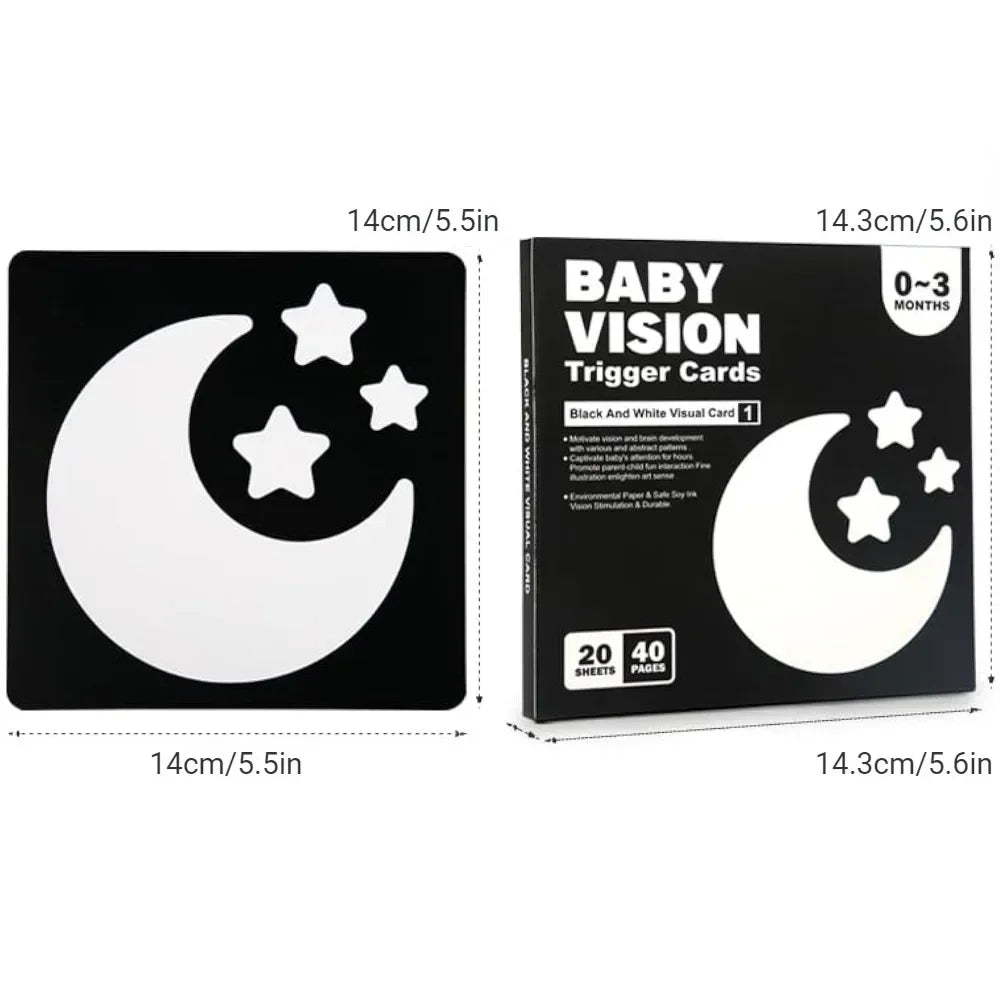 Montessori Baby Vision Stimulation Cards