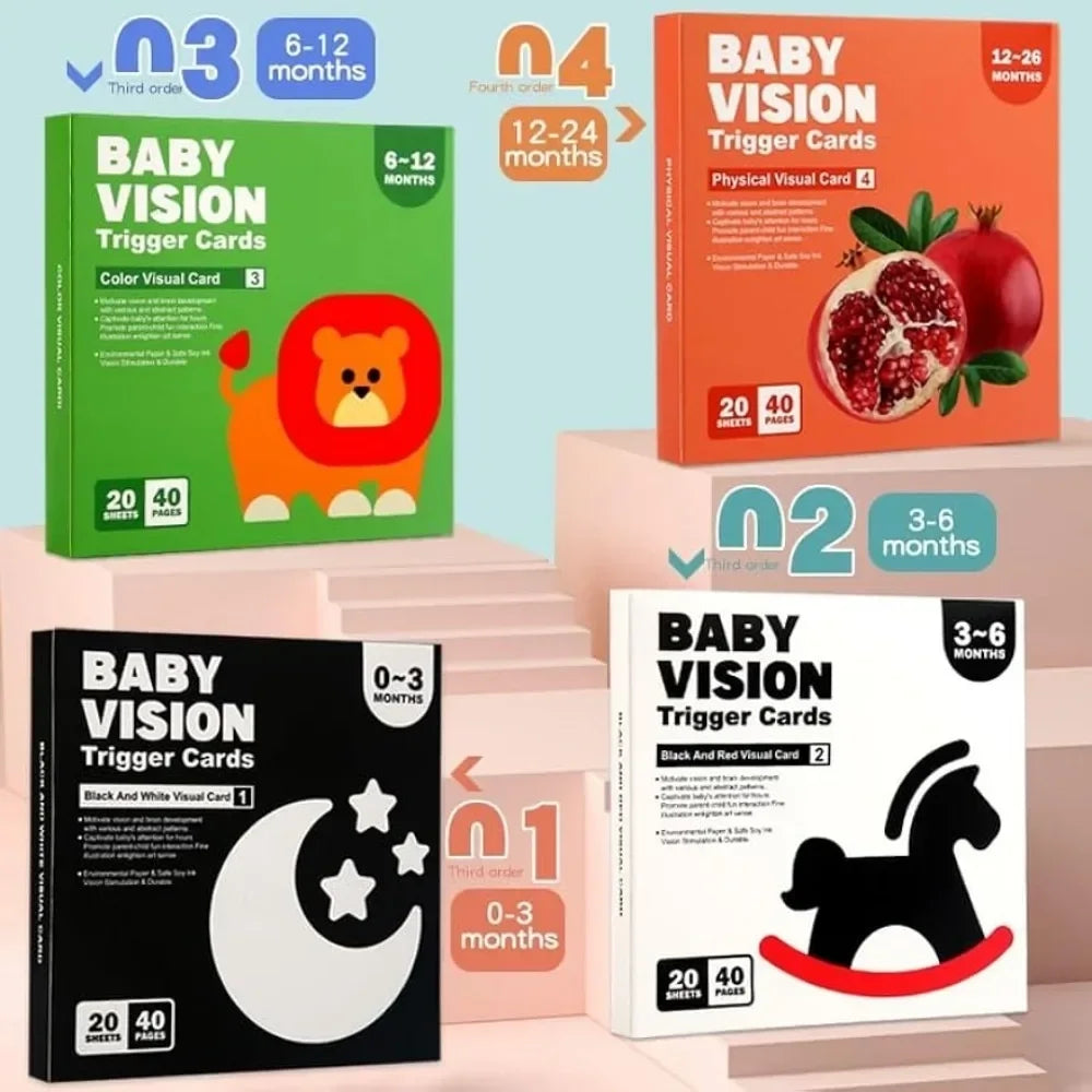 Montessori Baby Vision Stimulation Cards