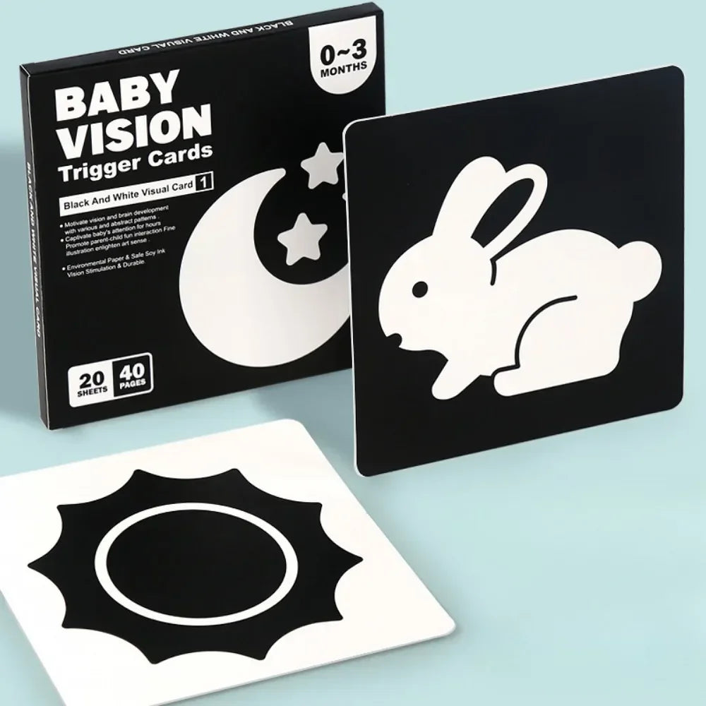 Montessori Baby Vision Stimulation Cards