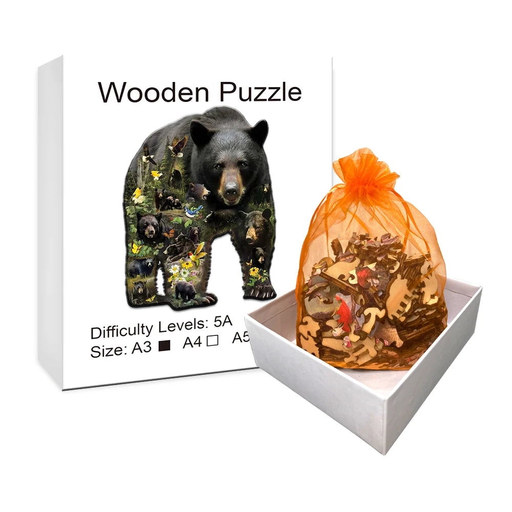 Wooden Bear Puzzle