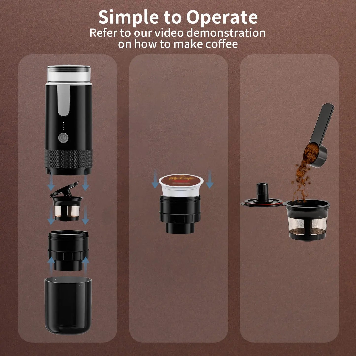 Electric and Portable Coffee Machine