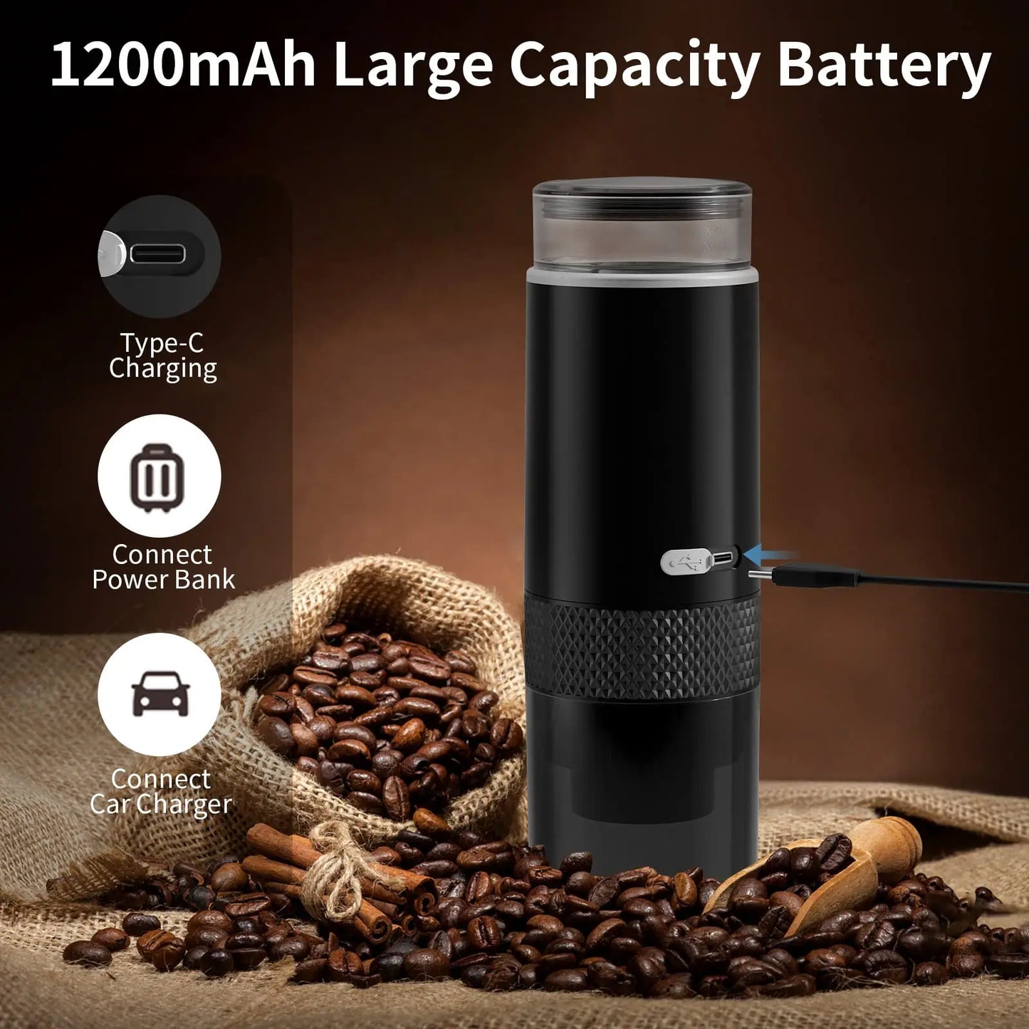 Electric and Portable Coffee Machine