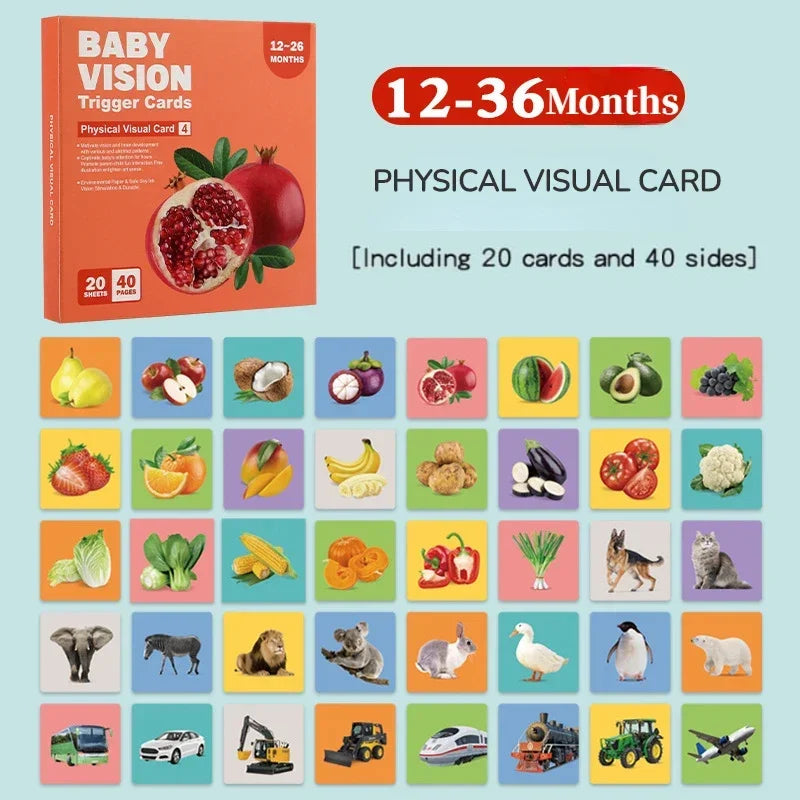 Montessori Baby Vision Stimulation Cards