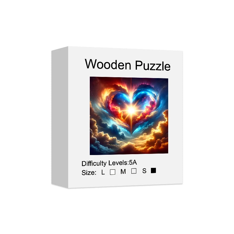 Wooden Christmas Love Puzzle